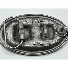 Vintage 1995 Ole Miss Rebels Belt Buckle Precision Incentives Mississippi 4624