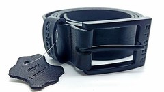 CRUDE EXCHANGE Mens Black Brown Trouser Jeans Real Genuine Leather Belts 26&Prime;-64&Prime;