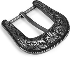 Western Belt Buckle for Men & Women – 1.5&Prime; Replacement Cowboy Buckle for Leather