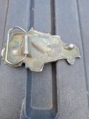 Towtruck Belt Buckle 1980 235, the great American Belt Buckle Company Vintage