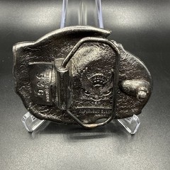 Intake 1982 I&rsquo;d Rather Be Salmon Fishing Belt Buckle Great American Buckle Co