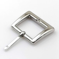 Men&rsquo;s Metal Belt Square Pin Buckle, DIY Belt Single Prong Buckle Hardware Gold