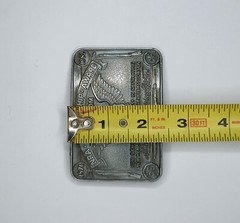 1982 Vintage NRA Belt Buckle Leadership Award For Recruiting Members Western Gun