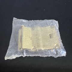 NEW VTG DOMAR Gold Tone Web Clamp Belt Buckle Military NOS Made In USA SEALED