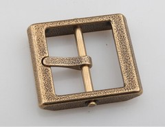 Fashion/Retro removeable style Solid Brass Pin Belt Buckle Leather craft DIY