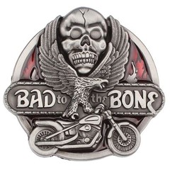 Skull and Eagle Men&rsquo;s Belt Buckle Western Cowboy Native American (SK-08)