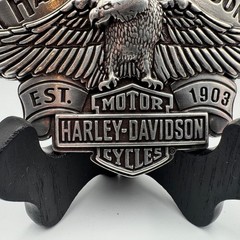 Harley-Davidson 2008 Eagle Bar & Shield Belt Buckle Silver 99401-09VM Biker Mens