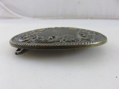 UNBRANDED Brass Floral Rope For Monogram Western Belt Buckle Made In USA