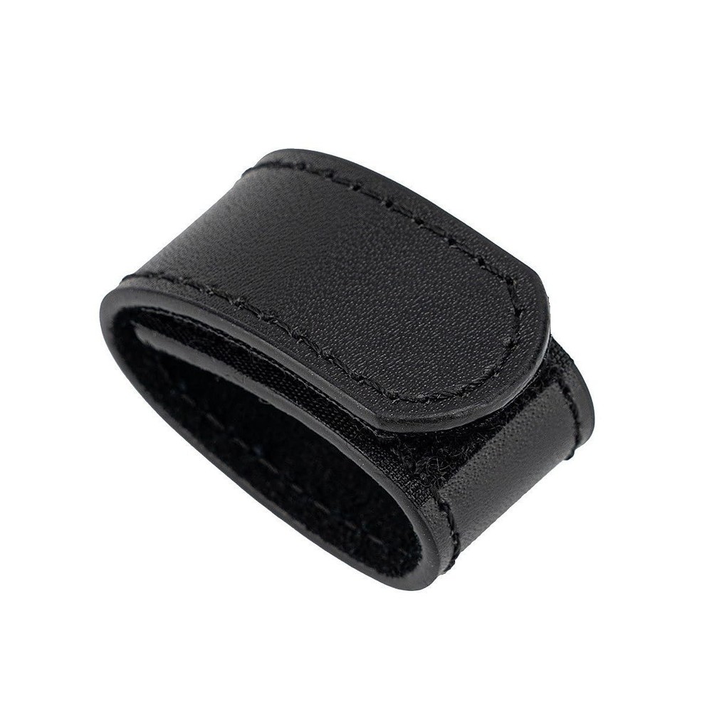 TACNEX Genuine Leather Belt Keeper 1 3/8&Prime; – 1 1/2&Prime; Wide Men&rsquo;s 2 pcs, Black