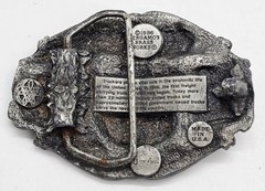I’m Proud To Be An American Trucker Driver Belt Buckle USA Vintage Bergamot 1986