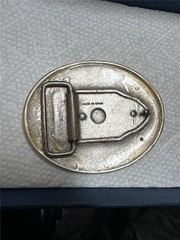 Vintage Flower Belt Buckle Made In Spain AS IS See Description