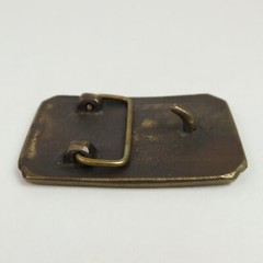 Vintage Nashville Tennessee Music City USA Belt Buckle Guitar Music Notes Brass