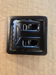 Black Open Face Web Belt Buckle 1.25&Prime;