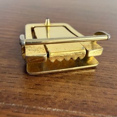 Vintage Christian Dior Belt Buckle Gold Silver Tone CD Logo Replacement