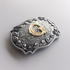 Western Initial Letter G Belt Buckle Gurtelschnalle also Stock in US