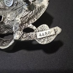 Pirate Skull SILVER SEA Swords Belt Buckle, Solid Fine Pewter USA/Mexico