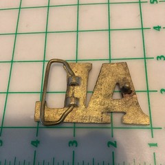 Lot of 4belt buckles brass pewter Star. Brass Eagle and others
