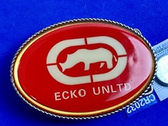 Ecko Unltd Belt Buckle Attention Grabbing Led Lights! W/ Fresh Battery