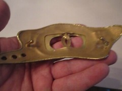 VINTAGE ABSTRACT DESIGN BELT BUCKLE – HANDMADE METAL – GW17