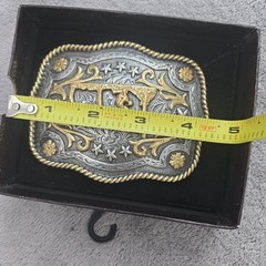 Cody James Belt Buckle Mens Western Cowboy Cross Christian Rectangle #938