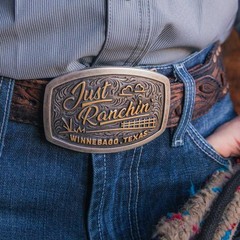 Montana Silversmiths Attitude Officially Licensed Dale Brisby Rodeo Belt Buckle
