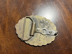 1976 Chevrolet Bicentennial Belt Buckle Chevy Eagle Logo R Roberts USA RARE GMAD