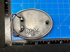 Sponsor Me Funny Cool Novelty Silver Tone Oval Belt Buckle by Buckle Rage
