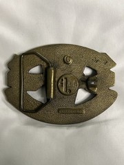 Dezy Belt Buckle 1976 Fabulous Las Vegas Dice Playing Cards