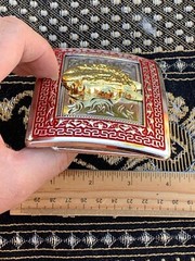 Western Buckle Gold Silver Red Horse Head Cowboy Buckle 2 » Hebilla Vaquero