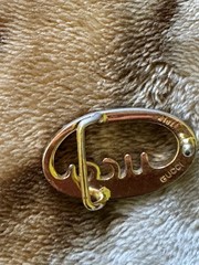Men’s Gucci Vintage Belt Buckle Gold Tone Made In Italy