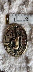 Vtg 1982 Great American Buckle Co Bow Hunters Have Longer Shafts Serial 522 Deer