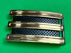 Adidas Golf 3 Stripe Gold & Black Color – Trophy Award Style Belt Buckle