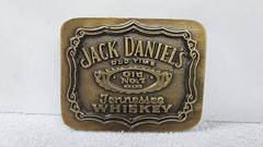 Jack Daniels Belt Buckle Mens Old No 7 Tennessee Whiskey Vintage 1993 USA
