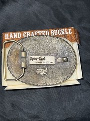 JOE belt buck Personalized Hand Crafted Made in USA Denver Colorado.