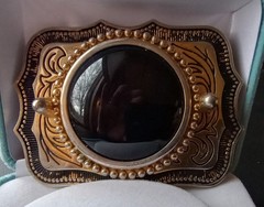 BLACK ONYX? DESIGN BELT BUCKLE