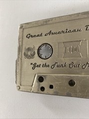 Cassette Belt Buckle “Get The Funk Out My Buckle” Great American Buckle Co.