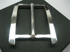 Sterling silver 925 buckle w/Genuine Lizard-1.1/2&Prime; belt MADE IN U.S.A.