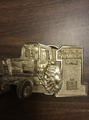 International Harvester The New Number 1 Gold Spec-Cast Belt Buckle