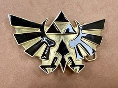 The Legend of Zelda Iconic Golden Hylian Crest 2008 Nintendo Belt Buckle