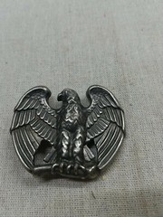 Vtg pewter belt buckle Eagle Avon 