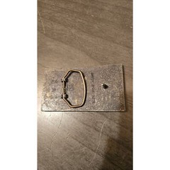 Vtg 1970s WINCHESTER REPEATING ARMS GUN RIFLE Solid Brass Belt Buckle