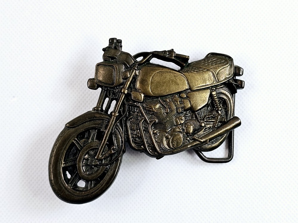 Motorcycle Belt Buckle BBB Baron Buckle Solid Brass 1978 Taiwan 6099 Vtg