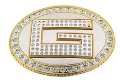 Letter Initial G Belt Buckle New Men Women Western Rodeo Cowboy Fashion Cowgirl