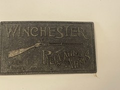 VINTAGE WINCHESTER REPEATING ARMS BELT BUCKLE LEWIS BUCKLES 🌺🌺