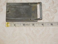 VINTAGE 3 1/2&Prime; WIDE VERMONT THE MORGAN HORSE PEWTER BELT BUCKLE