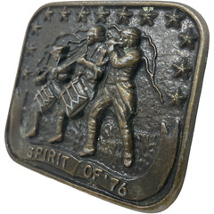 VTB Spirit of &rsquo;76 Belt Buckle American Revolution Patriotic Fife & Drum USA