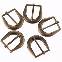 5x Durable Belt Buckle Strap Lot Leathercraft Retro Bronze Antique Vintage Style