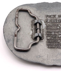 Hesston Collectors Belt Buckle 25th Anniversary National Finals Rodeo 1983