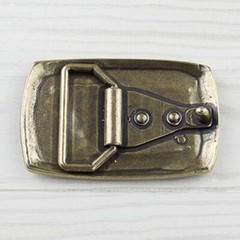 Vintage Scales Lizard Belt Buckle Brass Interchangeable Buckle GS5593