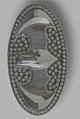 Batman Belt Buckles Comics Costume Original Cosplay Men Halloween Silver Black
